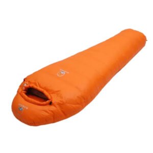 NNEOBA Goose Down Mummy Sleeping Bag Orange