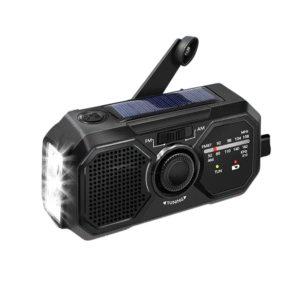 NNETM Emergency Radio Solar Hand Crank USB Power Bank